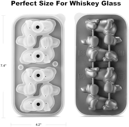 Nax Caki 3D Dachshund Dog Ice Cube Mold Fun Shapes, Dachshund Gifts