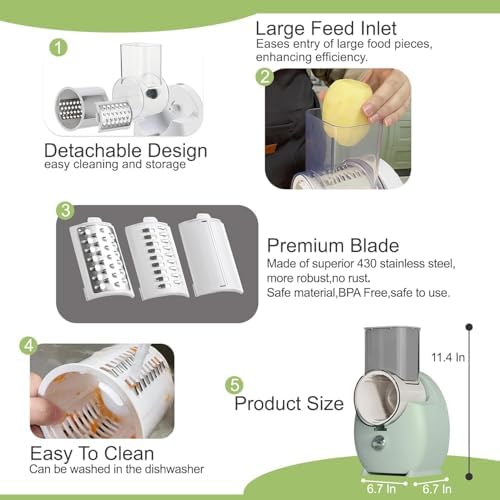 Electric Cheese Grater for Block Cheese