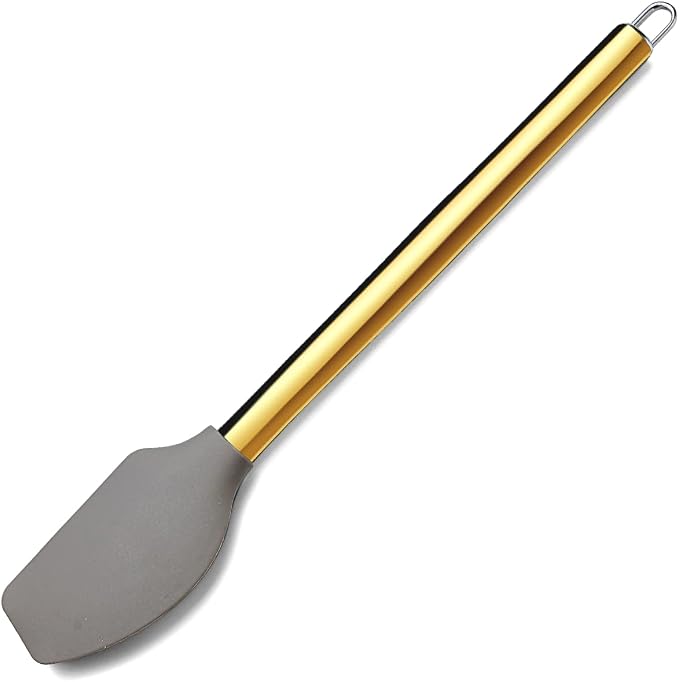 Gold Spatulas, Berglander Non-stick Silicone Flexible Scrapers Baking Mixing by Berglander