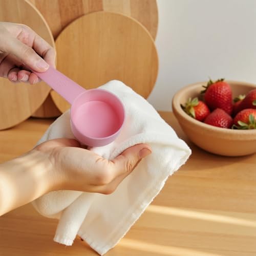 Inmorven 10pcs Measuring Cups and Spoons Set, BPA-Free Plastic Kitchen