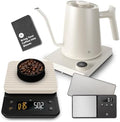 Greater Goods Electric Gooseneck Kettle, Coffee Scale, Birch