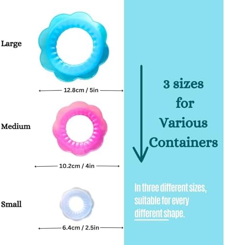 Silicone Stretch Lids, 6-Pack, Reusable