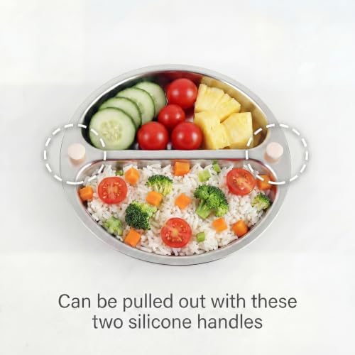 Stainless Steel 33.8oz Salad Bowl Kit with Lid and Dressing Cups