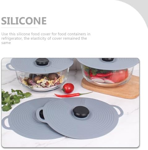 Silicone Universal Lid for Pots and Bowls, 12.6 x 11 Inches