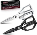 Huusk Kitchen Shears Set, Japanese Steel Kitchen Scissors for Food