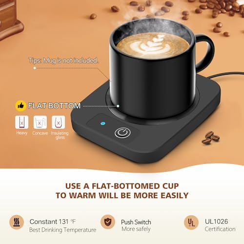 Coffee Mug Warmer, Smart Candle Warmer, Electric Cup Warmer with