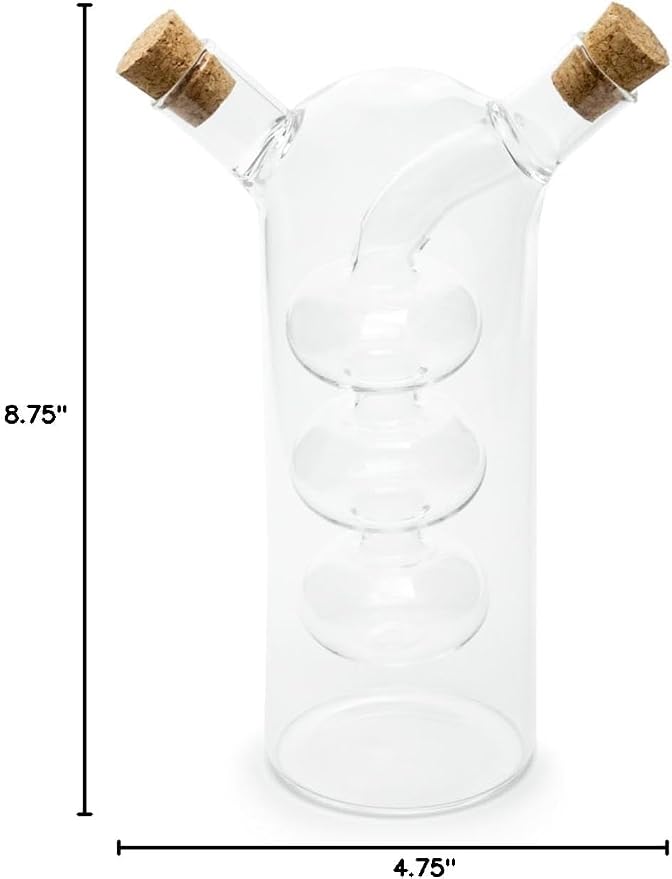 Fox Run 7053 Run Bubble Design Oil and Vinegar Bottle - Image 3