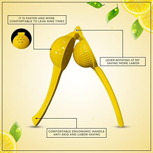Handheld Lemon Squeezer with Seed Catcher