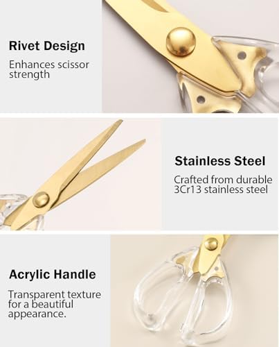 Kitchen Shears Scissors&Sharp Scissors, ARCHIKING 8.0inch Cooking