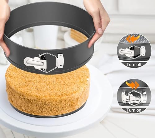10 Inch Springform Pan Round Non Stick Cheesecake Pan Durable Baking