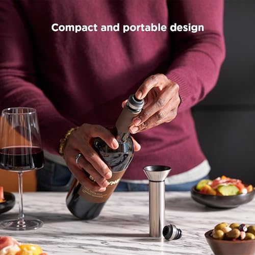 Rabbit Wine Vacuum Pump with Two Preserving Bottle Stoppers
