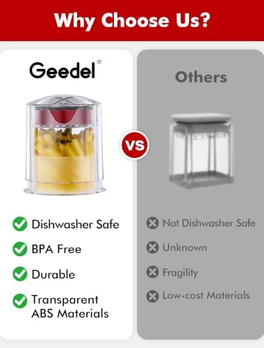 Geedel French Fry Cutter, 3 Blades