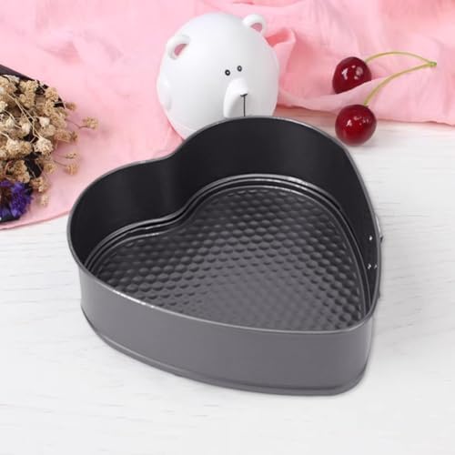 3pcs Heart Shaped Springform Cake Pans, Non Stick Cheesecake Pans Set