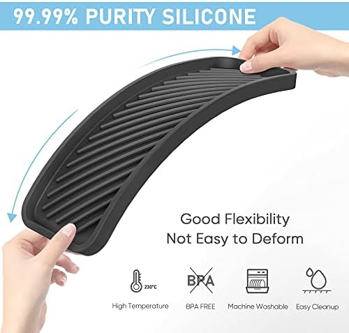 EG-SIPRO Silicone Kitchen Sink Sponge Holder Tray