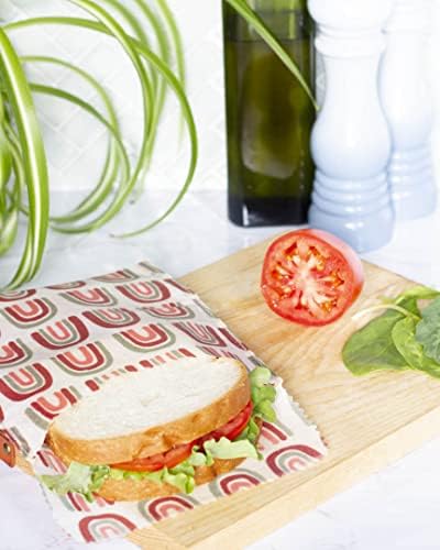Ecologie Reusable Beeswax Sandwich Bags, Set of 2
