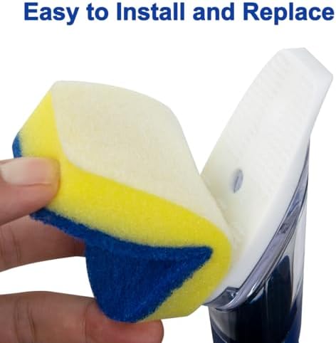 CELOX Non-Scratch Dishwashing Scrubber with Soap Dispenser