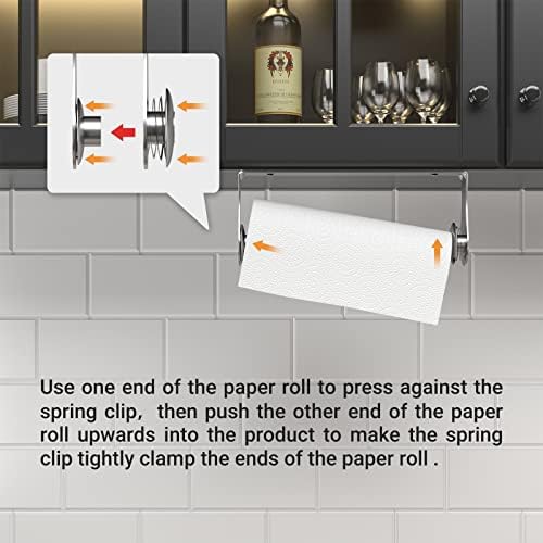Under Cabinet Paper Towel Holder, One-Hand Tear