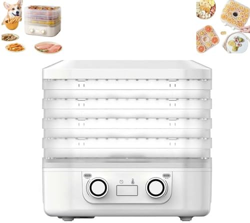 Food Dryer Machine with 5 Trays, White
