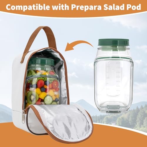 2 PCS Storage Bag Compatible with Salad Pod 4.5 Cups, Bag Only
