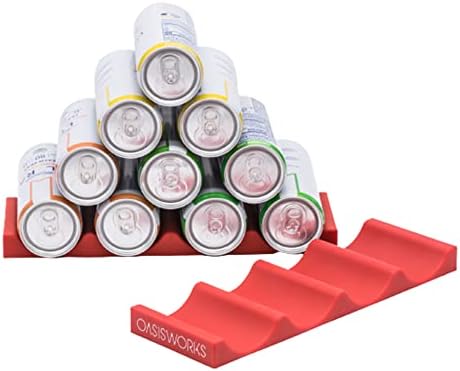 Silicone Can and Bottle Organizer, 2 Pack