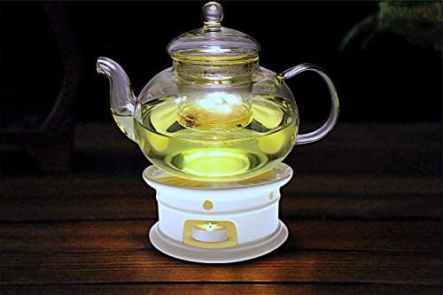 Sun's Tea Universal Ceramic Teapot Warmer | Tea Warmer - Round