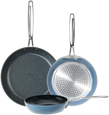 Nuwave 3-Piece 8”, 10”, 12” Forged Lightweight Frying Pan Set