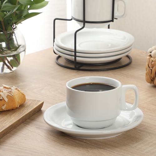 Gibson Home Gracious Dining 7-Ounce Cappuccino Cups Set of 4