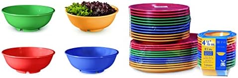 GET 24 oz Melamine Bowl Colors (Set of 4)