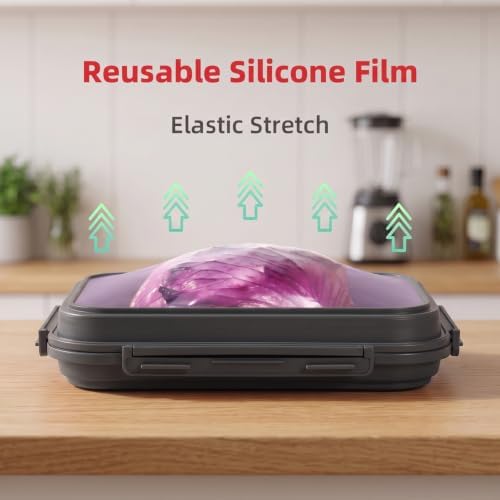 2 Pack Silicone Food Storage Containers, 12 Cups / 0.76 Gal