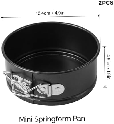 Round Shaped Springform Cake Pan with Locking Clasp – 4 Inch Small