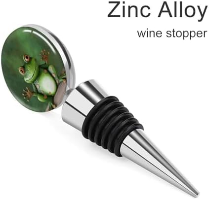 Welcome Frog Wine Stopper Vacuum Alloy Wine Bottle Stopper Reusable