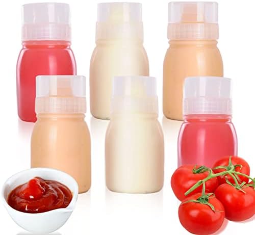 Condiment Porous Squeeze Bottles, Small Salad Dressing & Sauce