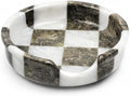 Marble Spoon Rest for Stove Top - Checkered Kitchen Utensil Holder