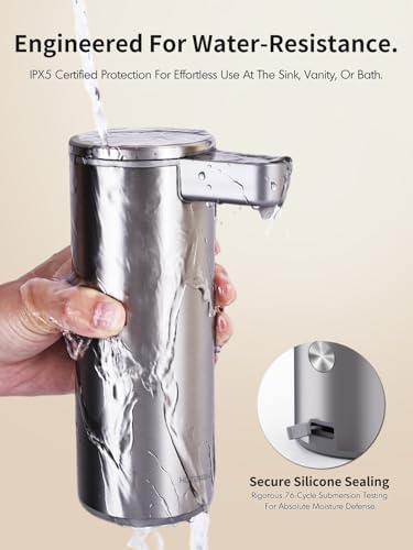 Automatic Liquid Soap Dispenser Touchless: Stainless Steel Hand Soap