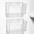 Sinnsally 2 Pack Cabinet Door Organizer,Self Adhesive Lid Organizer