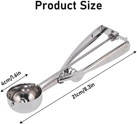 Melon Baller Scoop Set, Stainless Steel Long Handle Melon Scooper
