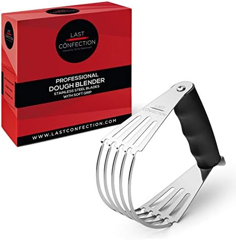 Last Confection Pastry Blender Dough Cutter - Soft Grip Handle &