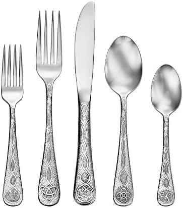 Liberty Tabletop Celtic 65 Piece Flatware Set Service for 12 Made in