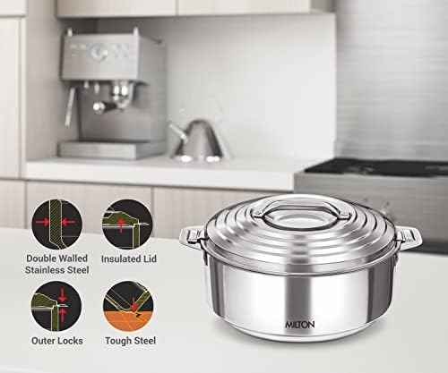 Milton Large Casserole 111 oz (3.5 qt) PU Insulated Hot Pot for Food
