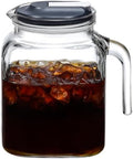 68 Oz Seal Pitcher With Lid and Spout, Large Iced Tea Pitcher for
