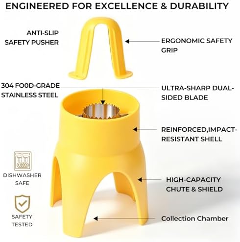 Corn Stripper and Peeler Tool, Non-Slip Handle