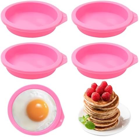 Air Fryer Egg Molds, Silicone Non-Stick Silicone, Reusable Easy Clean