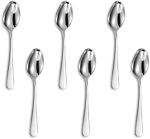 KEAWELL Premium Louise 6-Piece 4.4-Inch 18/10 Coffee Spoons