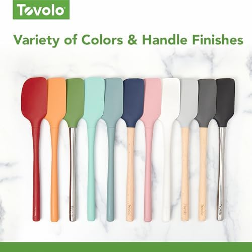 Tovolo Flex Core Silicone Spatula Set, 5-Piece, Charcoal Gray