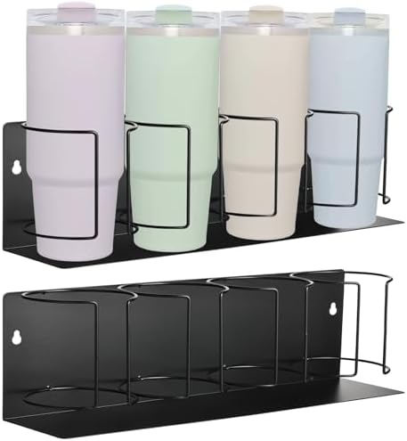Magnetic or Screw Mount Water Bottle Organizer for Stanley 30/40 oz