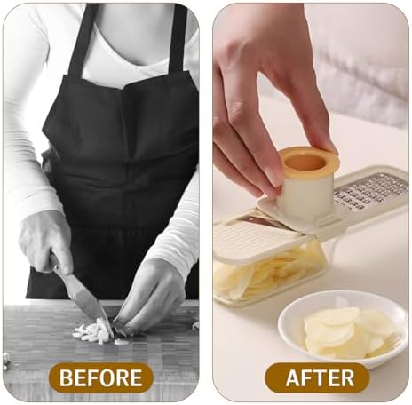 Ginger Grater and Garlic Mincer, Stainless Steel, 2 Pack