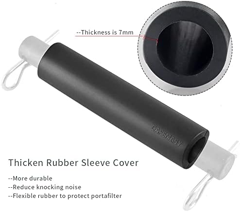 Rubber Knock Box Bar Cover-Sleeve - CAFEMASY Knock Bar Replacement