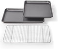 Chicago Metallic Jelly Roll Pan Set with Cooling Rack