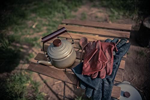 Barebones Enamel Teapot, 1.5 Liters, Slate Gray