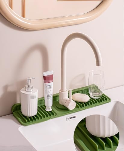 Kitchen Sink Splash Guard,5°slope sink splash guard behind faucet,24in